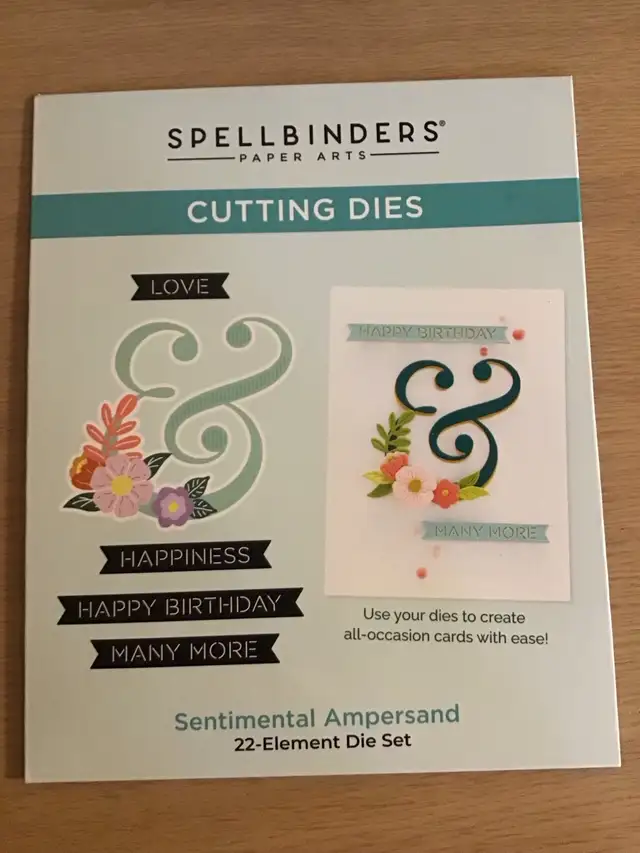 Sentimental Ampersand 22 Element Die Set in Hobbies & Crafts in Winnipeg - Image 2