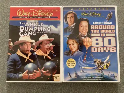 Disney DVDs The Apple Dumpling Gang Around the World in 80 days, View more