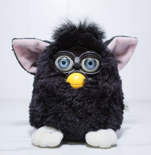Vintage 1998 Tiger Electronics Furby Black With Pink Ears in Arts & Collectibles in Dartmouth