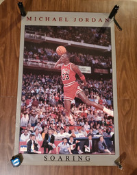 Michael Jordan Posters Vintage Rare 80s/90s