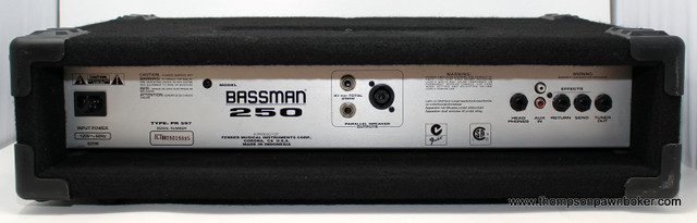 FENDER BASSMAN 250 BASS GUITAR HEAD AMPLIFIER in Amps & Pedals in Hamilton - Image 3