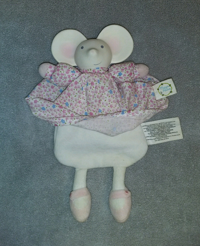 Meiya & Alvin Baby Mouse Doll Lovey Security Blanket,Teether Toy in Toys & Games in Truro - Image 4