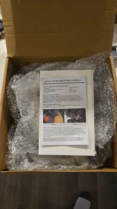 6pc ignition coils and spark plugs compatible with V6 3.5L, 3.7L