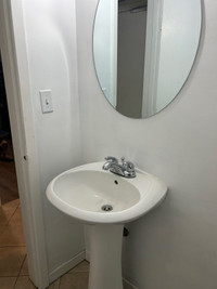 Pedestal Bathroom Vanity 