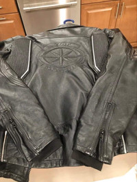 Yamaha Star leather motorcycle jacket size large