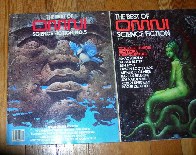 3 Vintage Omni Science Fiction Magazines Collectors Editions in Magazines in Calgary - Image 3