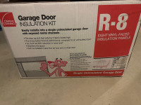 Garage door insulation kit 