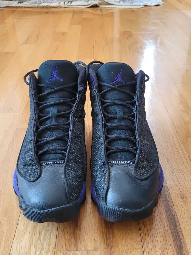 Air jordan 13 court purple size 10.5 men's in Men's Shoes in Edmonton - Image 5