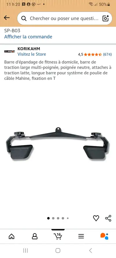 KORIKAHM Lat Pulldown Bar Attachment, View more