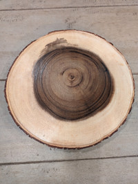 Cake Stand/ Serving Board - Slice of Wood