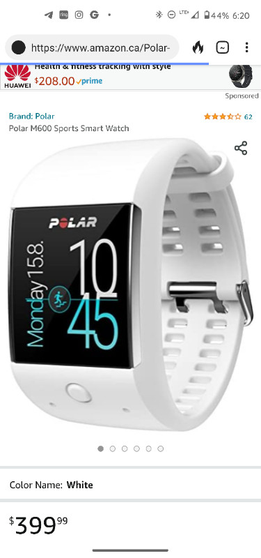 Brand New, Sealed Box. Polar M600 SmartWatch!! 
 in Jewellery & Watches in Hamilton - Image 4