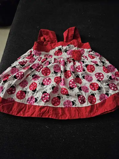 6-9 Mths Girls Ladybug Dress , View more