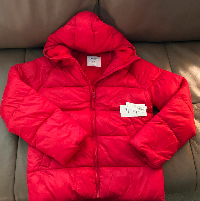 Brand new Girls Red Old Navy Jacket in Kids & Youth in Guelph