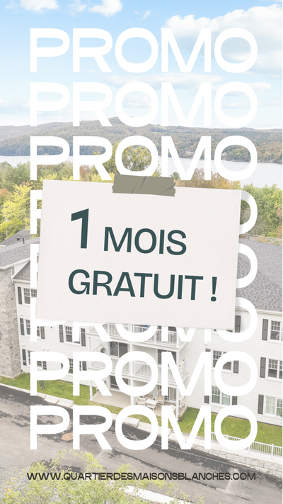 #15 À louer – Superbe 4 ½ à North Hatley | 977 rue Massawippi Disponible le 1er juillet Offrez-vous...