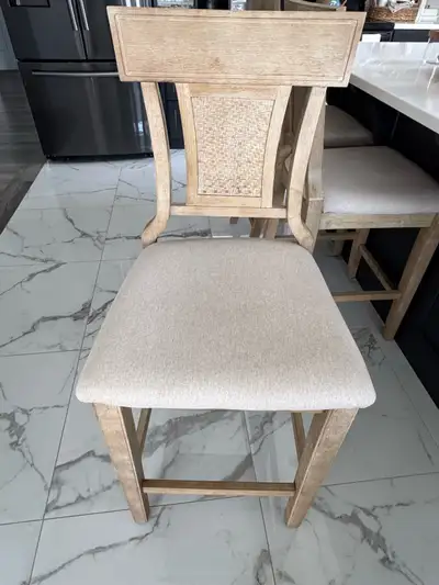 Solid Wood Upholstered Counter Stools, View more