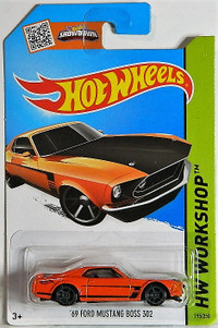 Hot Wheels 1/64 '69 Boss 302 Diecast