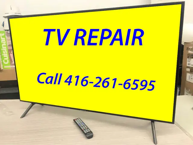 LCD, Smart, RCA, LED, Samsung,  Tv, Repair, 4K Call 416-261-6595 in TVs in City of Toronto - Image 3