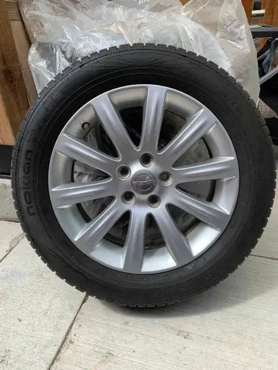 Brand Nokian Tyres Selling set of 4 tires with 2011 chrysler 200 rims New great condition DETAILS AN...