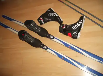SET: ski de fond  ALPINA  195 cm + bottes 8-9-10 US + poles, View more