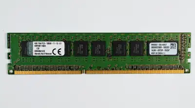 Kingston 4GB DDR3 PC3-12800E PC Desktop Memory RAM KVR16E11S8/4, View more
