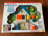 Vintage Fisher Price Musical Activity Centre for Crib or Playpen