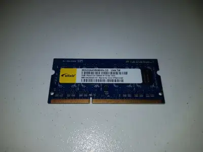 Laptop DDR3 4GB (12800: 1 available) and 2 GB (12800:1; 10600: 5 available) memory. There are 6 avai...