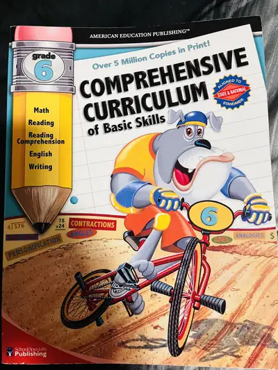 Brand new and unused Grade 6  Comprehensive Curriculum book!, View more