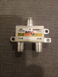 2 way cable / coaxial splitter