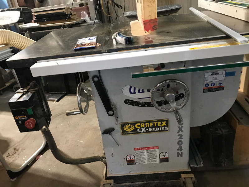 Craftex cx204 scoring tablesaw Other Business & Industrial London Kijiji