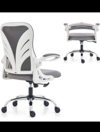 HOLLUDLE Ergonomic Office Chair with Foldable Backrest, Computer