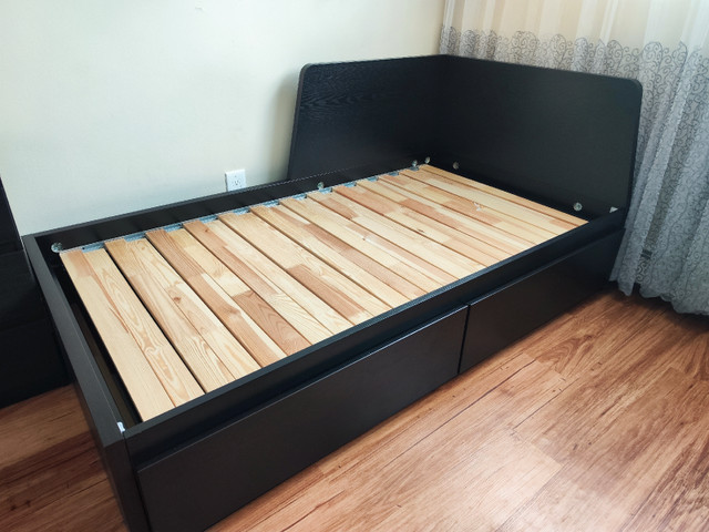 IKEA Flekke Daybed/ guest bed, set with 2 mattresses | Beds & Mattresses |  Hamilton | Kijiji