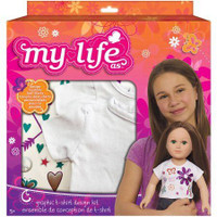 NEW: My Life As Graphic Tee Kit (For 18" Doll)