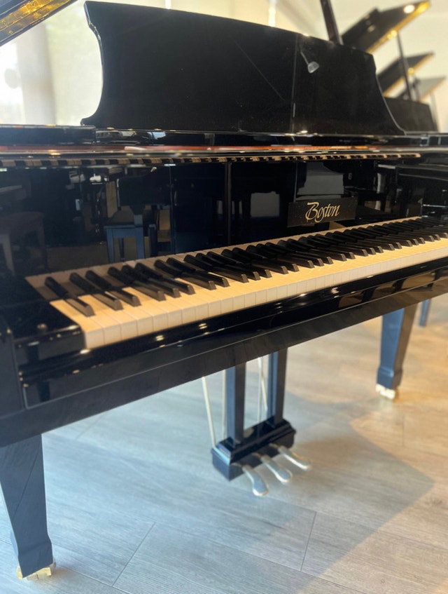 Boston GP163 5’4” grand piano on finance plan check it out! Pianos