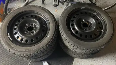 Bought tires and rms new, only used for one season (3 months last winter). Had them mounted on a 201...