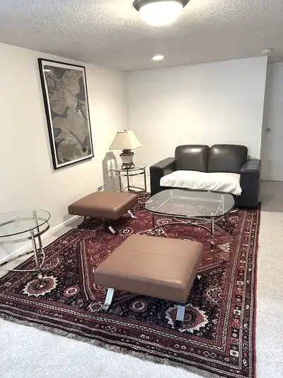 Cozy 2-bedroom, 1 bathroom with separate garden entrance basement suite available March 1, 2026, loc...