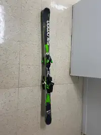 Salomon skis, and poles