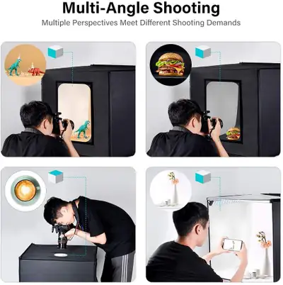 NEW Photo box studio / Light Box Shooting Tent Kit, View more