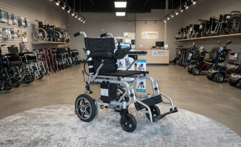 Premium Dual-Control Foldable Electric Wheelchair /Wireless