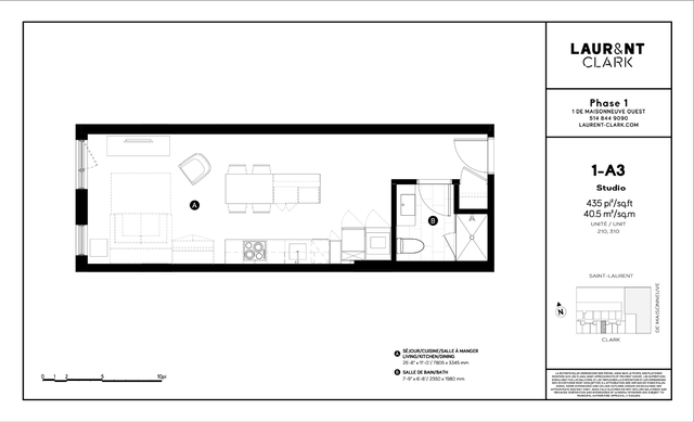 Condo Meublé Laurent Clark Studio à Louer - 1585$ - Centre Ville in Long Term Rentals in City of Montréal - Image 11