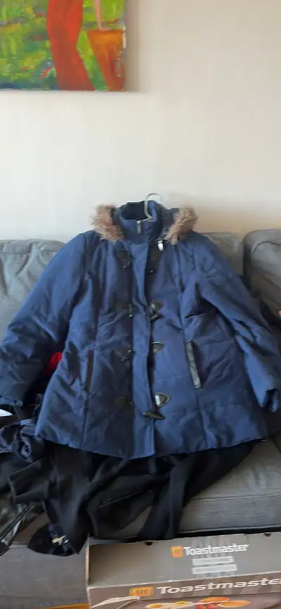 Manteau d'hiver bleu marine, View more
