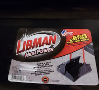 Libman 917 Lobby Broom and Dust Pan (Closed Lid)