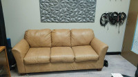 Great Tan Leather Couch