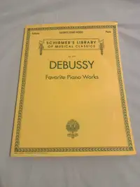 Schirmer's Library of Musical Classics Debussy Favorite Piano Wo