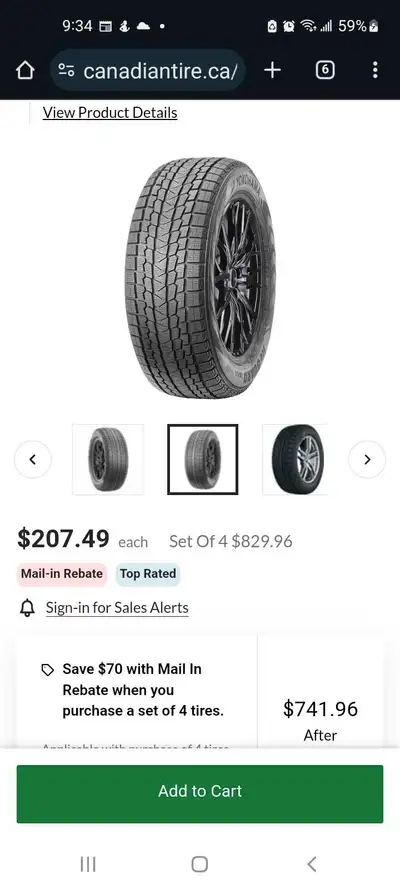 SET OF 4 $ 750.00 SET OF 4 Keep a firm grip on the road this winter with Yokohama's iceGuard iG53 Wi...