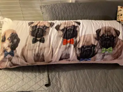 Pug Body Pillow, View more