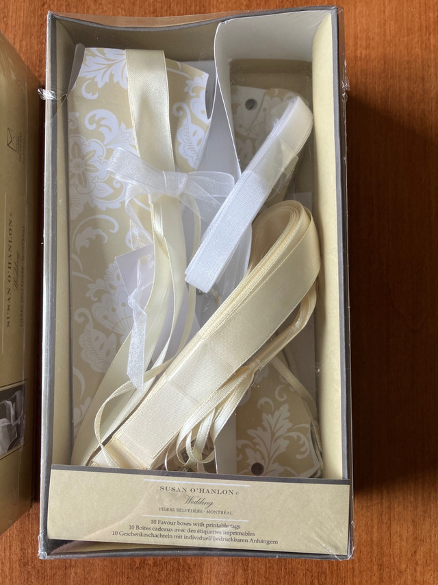 2 Brand New Packages of Susan O’Hanlon Wedding Favor boxes  dans Fêtes et événements  à Ville de Montréal - Image 2