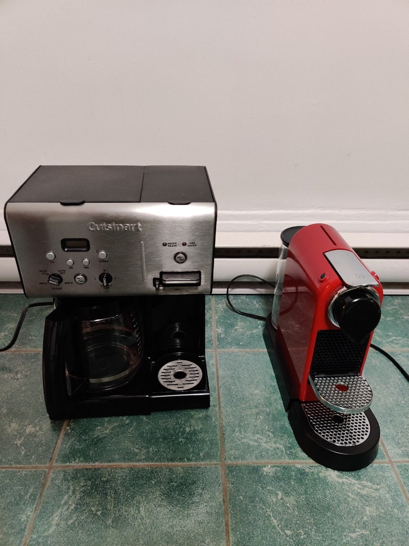 Coffe machine + nespresso machine + milk foamer Machines à café