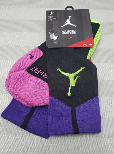 2013 new DS pair of air jordan bel air socks sz L 8-12, View more