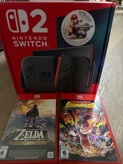 Nintendo Switch 2 w/ 256 GB SD Card & Games, View more