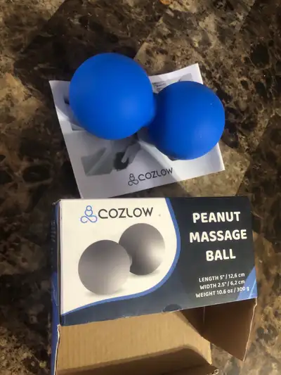 New-Cozlow Peanut Massage Ball - Cobalt Blue, View more